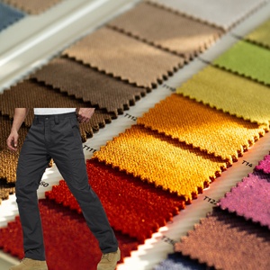 Tessuto di Alta Qualità Confortevole al Tatto con Elasticità Diagonale Media per Abiti e <span class=keywords><strong>Costumi</strong></span> in <span class=keywords><strong>Cotone</strong></span> Organico per Pantaloni e Abbigliamento - Product Image 2