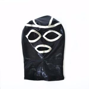 NOUVEAU Masque de bondage en cuir BDSM avec fermeture éclair pour les yeux et la bouche, accessoires de bondage, jeux pour adultes, produit sexuel - Product Image 5