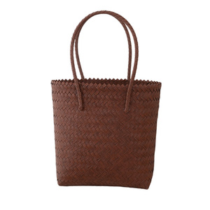 Panier en plastique tressé en gros pour cadeaux, sac cadeau pour demoiselle d'honneur, panier de <span class=keywords><strong>mariage</strong></span> haut de gamme, panier à légumes - Product Image 1