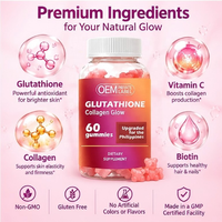Gummies de collagène à marque privée OEM pour adultes, saveur melon, supplément vitaminique pour la croissance des cheveux, formule de soutien pour la santé de la peau et des ongles
