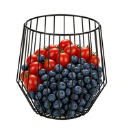 Panier à fruits moderne en métal pour la cuisine, le salon, support de rangement pour fruits sur comptoir