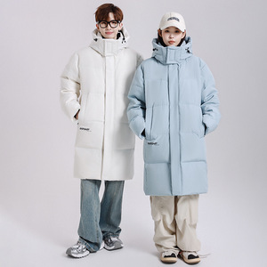 Manteau d'hiver en duvet de canard pour femme et veste pour homme, design de luxe personnalisé avec logo, vente en gros 2026 - Product Image 3