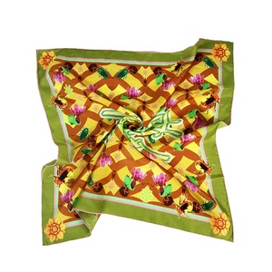 Customized Design Your Own Logo Printing <strong>Bandana</strong> Square Polyester Silk Satin <strong>Bandana</strong> - Product Image 6