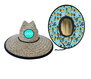<span class=keywords><strong>2022</strong></span> élégant nouvelle arrivée Design qualité mexicain Sombrero plage large bord sauveteur Surf chapeau <span class=keywords><strong>de</strong></span> paille sur mesure pour la vente en gros - Product Image 3