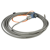 Capteur de niveau d'eau magnétostrictif pour réservoir, tige flexible, protection IP67, sortie 4-20mA à deux fils, acier inoxydable