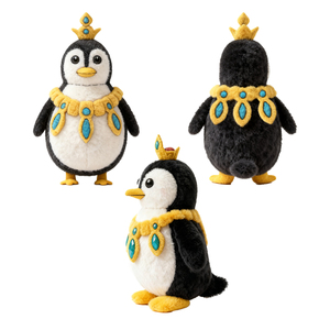Peluche personnalisée, jouet en peluche doux et mignon, dinosaure, ours, pingouin avec chaussures, petite poupée, animal en peluche personnalisé - Product Image 2