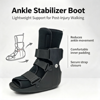 Botte orthopédique professionnelle médicale TP Short Walker, coque ergonomique, absorption des chocs, TPR antidérapant, pour entorse de la cheville, fracture