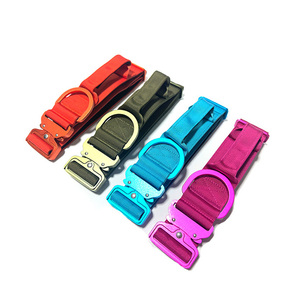 Collier pour <span class=keywords><strong>chien</strong></span> réglable en nylon épais et néoprène avec boucle en métal léger et poignée confortable - Product Image 2