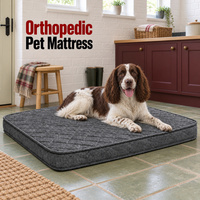 Matelas orthopédique pour chien 76 x 48 cm avec housse imperméable pour la vente au détail, disponible en différentes tailles et hauteurs