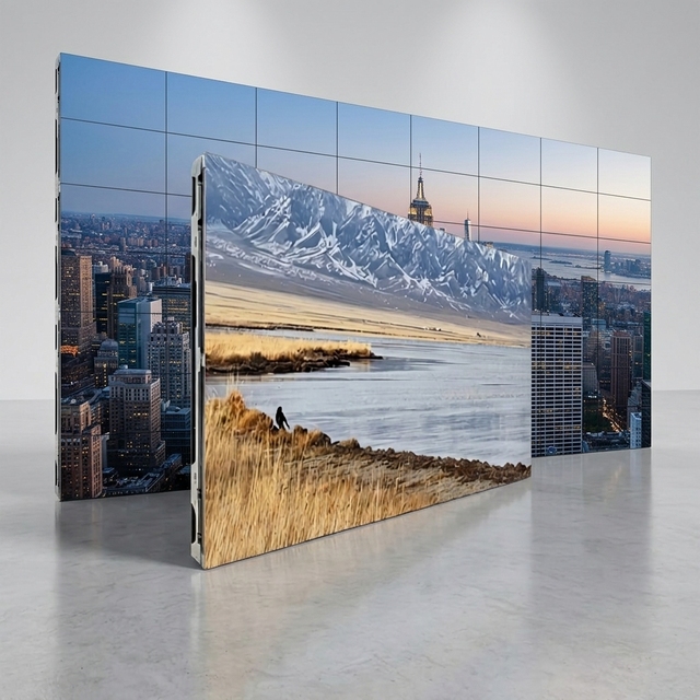 190 Inches 1:1 Aspect Ratio P1.25mm 4K Micro LED COB Indoor Shopping Mall Video Wall Panels 5 Year Warranty 800cd Brightness