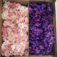 100g de pétales d'hortensia séchés longue durée, naturels, préservés, en bois, pour Noël et le Nouvel An chinois