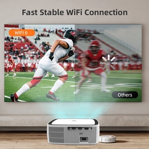 EU Outdoor Smart Mini Led Portable <b>Projector</b> Proyector Smart Home Video 4k Movie <b>Projector</b> <b>Android</b> Wifi Phone Proyector - Product Image 4
