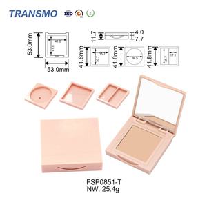 Boîtier compact pour poudre pressée PVA écologique, rechargeable et vide, pour blush et poudre compacte - Product Image 2