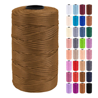 Fil creux fantaisie en PP de 3 mm, 240 g, pour crochet, corde lumineuse, fil glacé, cordon tressé pour crochet artisanal, chapeau d'été et coussin DIY