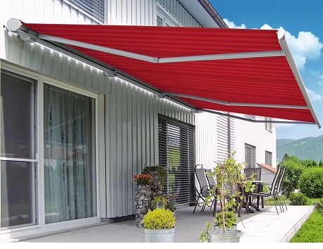 Toldo retrátil com filtro solar varanda, motorizado, deslizante e retrátil, de cassete completo, para jardim, toldo, ao ar livre