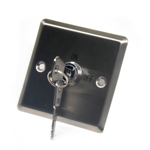 12 В/24 В металлический кнопочный выключатель выключения двери Кнопка выхода кнопка выхода 12 В кнопка выхода двери с переключателем ключа 2 положения - Product Image 5