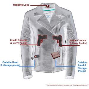 Chaqueta de carreras estilo MC de motocicleta de cuero Premium clásica para mujer 2025 - Product Image 2