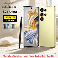 22G+2TB Android 16 7.3 inci 2026 Terbaru S25 Ultra 5g Smartphone Android Pengenal Adegan Alami Layar Berlubang Pengiriman Cepat