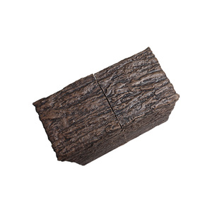 Boîte de rangement en cuir imitation écorce personnalisée de luxe monter et descendre emballage de parfum en bois boîtes de cadeau à bijoux en bois - Product Image 4