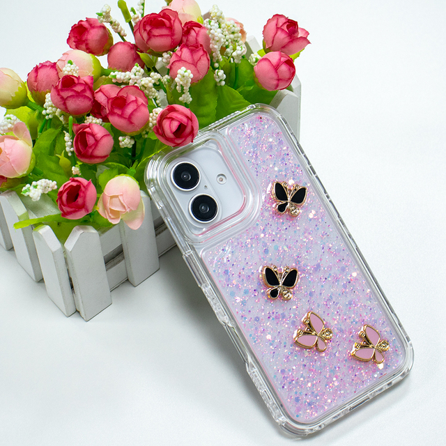 street fashion 4 in 1 combo shockproof tpu+Acrylic material mobile phone case For samsung Galaxy a07 a17 epoxy cute back cover