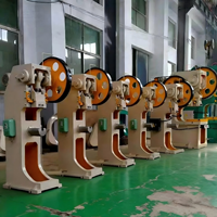 Mesin Press Tenaga, Mesin Punching Riveting, Mesin Press Eksentrik Mekanik Kecil, Konstruksi Besi Cor, Mesin Motor Berdaya Tahan Tinggi