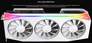การ์ดจอ XFX Radeon 9070XT OC RGB 16GB GDDR6 PCIe 5.0 VGA RX9070XT GPU การ์ดแสดงผล RX9070สำหรับเล่นเกมพีซีไพลิน RX 9070ใหม่2025 - Product Image 3