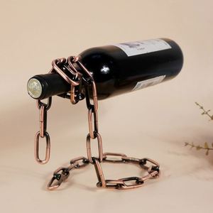 Wholesale Creative Floating Display Standing <b>Red</b> Wine Holder for Home Decoration - Product Image 1