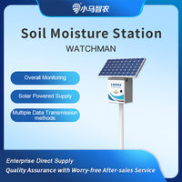Capteur d'humidité du sol environnemental avec surveillance de la température IP65/IP68 4G/LoRa à énergie solaire pour l'agriculture intelligente