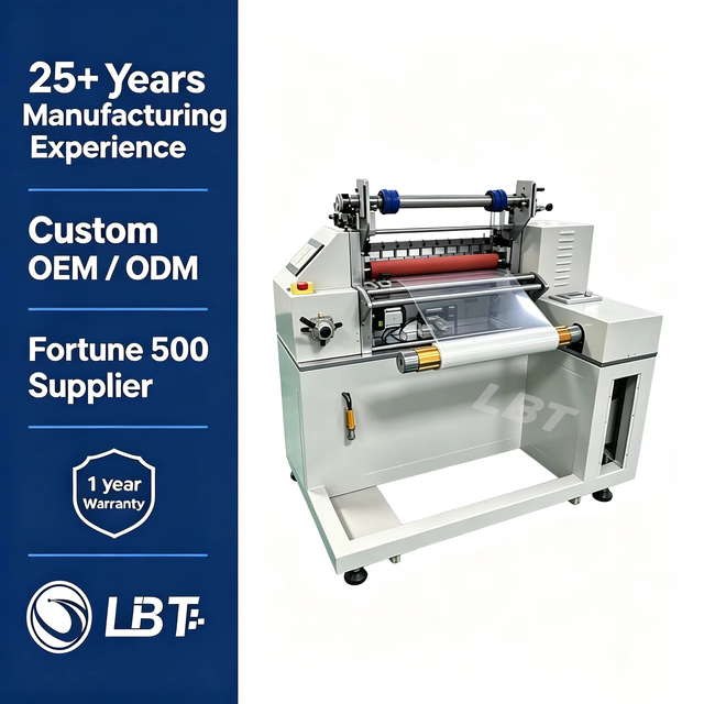 Roll-to-Roll Dry Film Laminator for PET/PE Film, PCB, FPC, Servo Precision Fixed-length Cutting, Overseas Onsite Installation