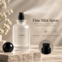 Botol Parfum Kosong Mewah 100ml Botol Parfum Kaca Buram OEM 30ml Botol Parfum Kaca Silinder Bulat 50ml Botol Parfum Kaca Tutup Kayu