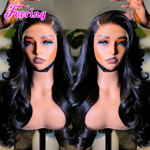Pelucas de Cabello Humano con Ondas Naturales, Encaje Completo Real, Encaje Transparente HD, Pre-Desplumadas, 180% de Densidad, Cabello Virgen 12A, Peluca de Encaje Suave y Duradera - Product Image 1