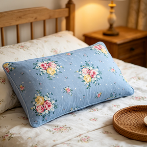 Taille personnalisée brodée motif floral taies d'oreiller en coton 30x50 <span class=keywords><strong>housse</strong></span> de <span class=keywords><strong>coussin</strong></span> de siège taie d'oreiller jetable - Product Image 2