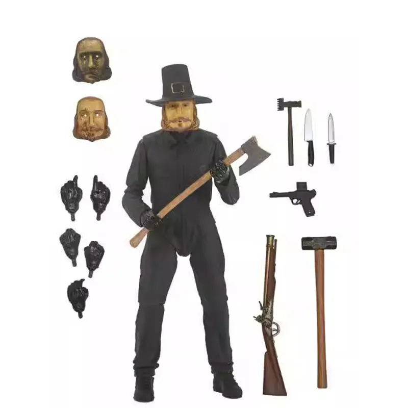 NECA 45998 tidak akan ada sisa thanksgiving John Calvey tokoh aksi 7 inci action figure