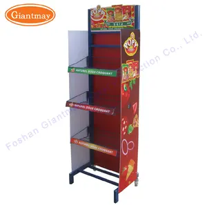 High Quality Snack Drinks Display Shelves With Metal Baskets Retail Store Toys Display Rack