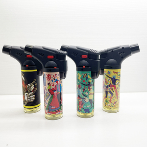 Venda quente de fábrica preço de atacado tocha isqueiro butano turbo chama churrasco ao ar livre isqueiro à prova de vento - Product Image 1