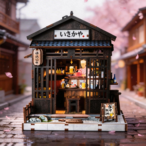 Kit de maison miniature <span class=keywords><strong>en</strong></span> bois DIY pour livraison directe (MOQ 1) - Maison de poupée <span class=keywords><strong>en</strong></span> bois <span class=keywords><strong>3D</strong></span> pour adultes - Décoration intérieure et cadeau - Product Image 4