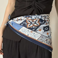 Dames Hoofddoek met Aangepast Logo, Digitale Print, Zakdoek, Buitensjaal, Reisaccessoire, Promotioneel Cadeau, OEM ODM