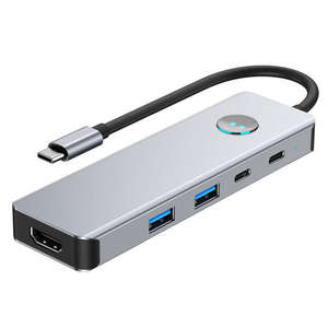 Station d'accueil USB 3.0 multifonctionnelle 8-en-1 4K 30Hz avec port HDMI, TF/SD, PD100W, adaptateur USB/C Type 3.0, hub USB C pour ordinateur portable - Product Image 2