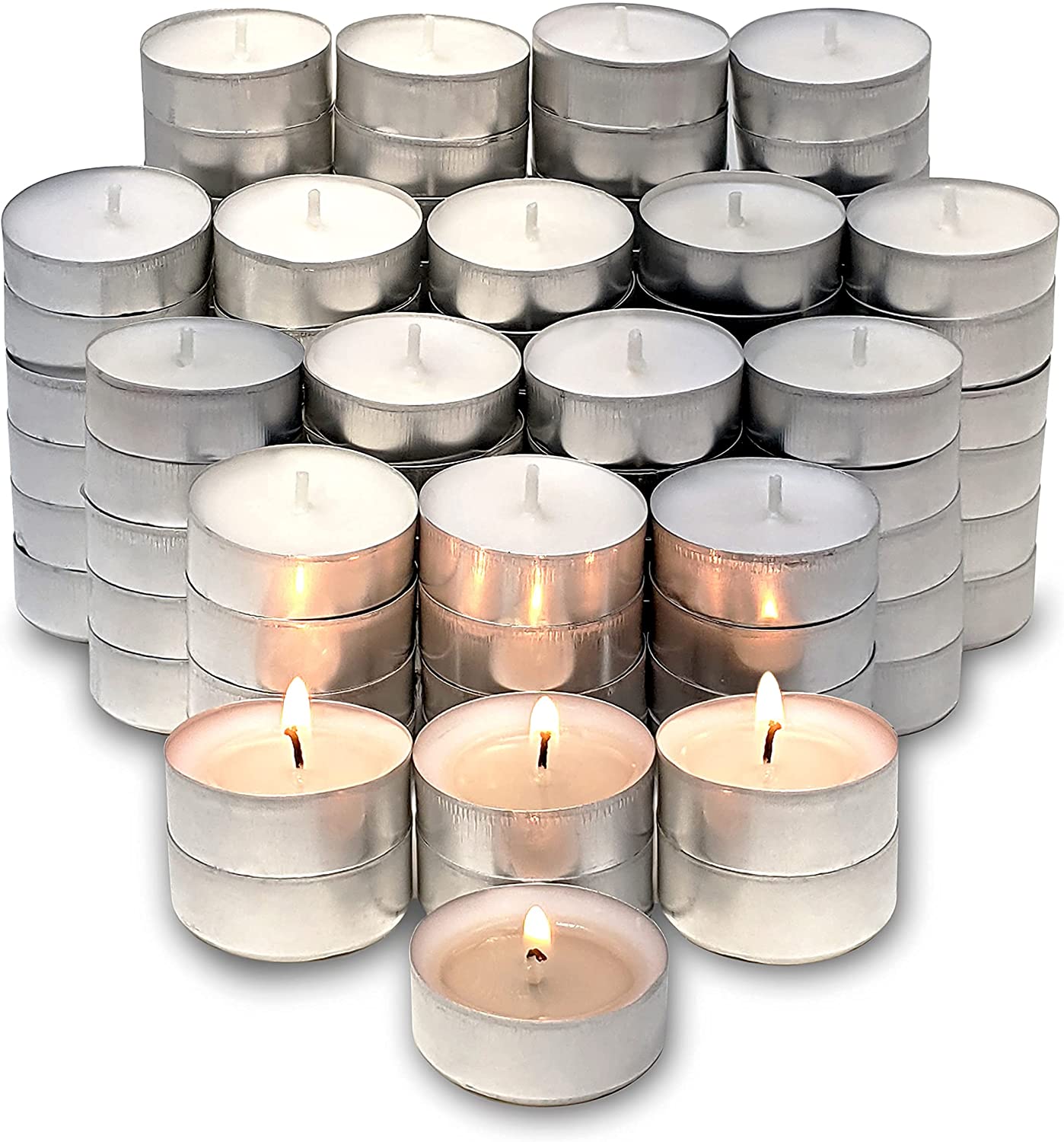 Wholesale White Paraffin Wax Unscented Tea Lights/8 hour Tealight Candles/Tea Light Candles for Votive Birthday