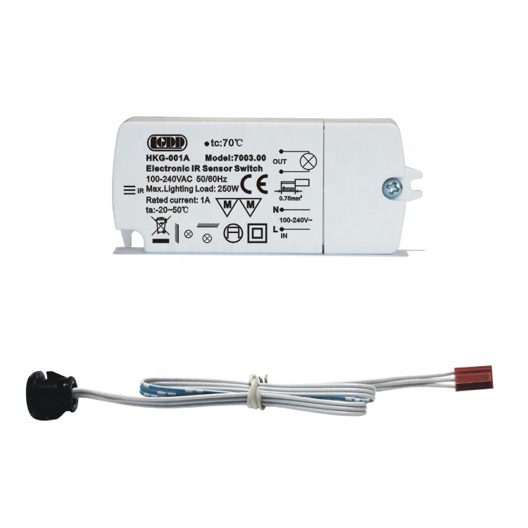 Высококачественный датчик приближения 240 в, умный выключатель света для двери шкафа, автоматический переключатель с инфракрасным датчиком движения