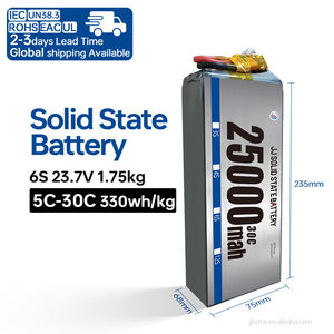 350wh/кг, 25000 мАч, 24000 мАч, 6S/12S/14S 25C, высокоскоростная твердотельная литиевая батарея для RC FPV, сельскохозяйственный спрей, Дрон - Product Image 5