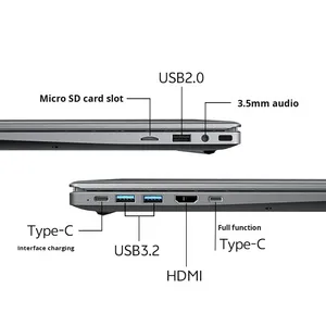 Laptop Empresarial N95/N100 con Pantalla de 15.6 Pulgadas, Windows 11, 16GB de RAM DDR4, 512GB de SSD, Doble Núcleo, Ligera - Product Image 5