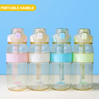 Bouteille d'eau pour enfants, sans BPA, écologique, anti-fuite, avec paille, 100% qualité alimentaire, pour l'école, les activités sportives en plein air et les voyages - Vente en gros