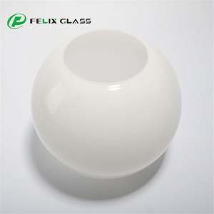 Cúpula de Vidrio Blanco Ópalo de Tamaño Personalizado, Pantalla de Vidrio para Lámpara de Techo, Lámpara Colgante de Interior - Product Image 2