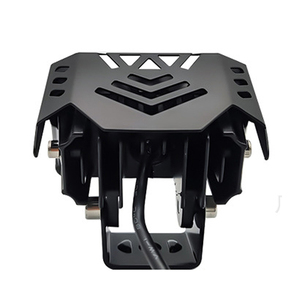 Lelanpu OEM al por mayor, foco LED para motocicleta de 2 lentes súper brillante, 12V 12W 18W, faro LED de doble color blanco y amarillo, luces <span class=keywords><strong>antiniebla</strong></span> LED - Product Image 4