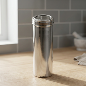 Stainless Steel Classic Eco-Friendly Detachable 0.5-1L Capacity Pasta Cover Storage <b>Jar</b> Food <b>Spice</b> Tea Honey - Product Image 4