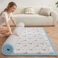 Tapis de jeu pour enfants en polyester imprimé animal, fabriqué à la machine, épaisseur 20 mm, écologique, antidérapant, mignon, tapis de yoga, tapis de ramper pour bébé