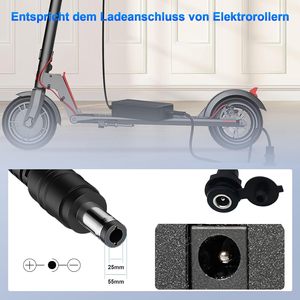 Cargador de batería de litio de 42V 2A para Kugoo S1 S2 S3 M2 Pro cargador rápido de CC para patinete Etwow <span class=keywords><strong>HIMO</strong></span> <span class=keywords><strong>Z20</strong></span> GOTRAX GXL V2 G2 G3 G4 - Product Image 4