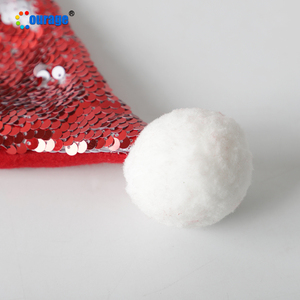 Cappello di Babbo Natale Magico per Sublimazione Ornamento <span class=keywords><strong>Natalizio</strong></span> Vuoto Cappello di Natale - Product Image 5