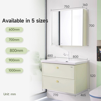 Miroir de salle de bain LED vert ARROW de taille personnalisée Miroir de courtoisie durable pour toilettes Miroir de courtoisie avec design de salle de bain LED
